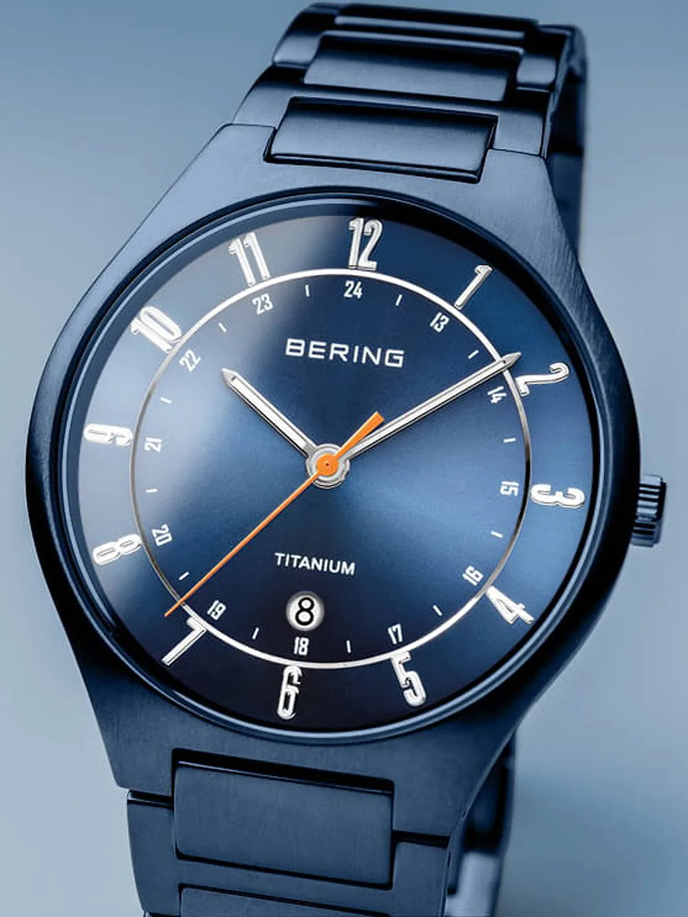 Bering 11739-797 Titanium Mens Watch 39mm 5ATM