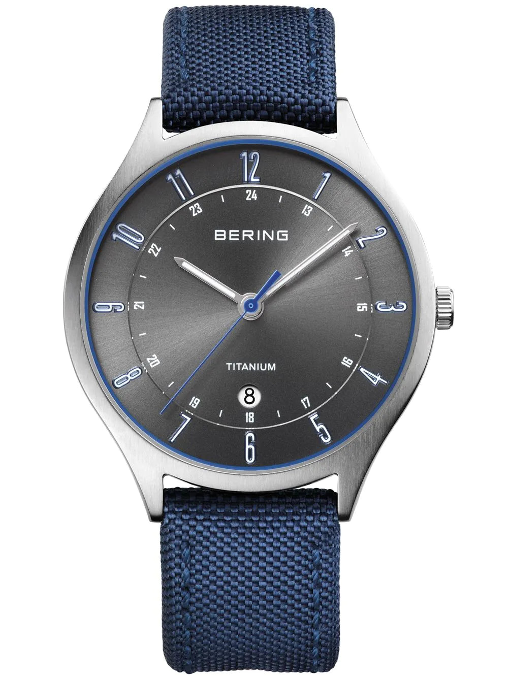 Bering 11739-873 Titanium Mens Watch 39mm 5 ATM