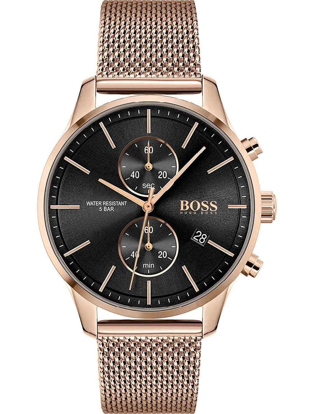 Hugo Boss 1513806 Associate Chronograph Mens Watch 42mm 5 ATM