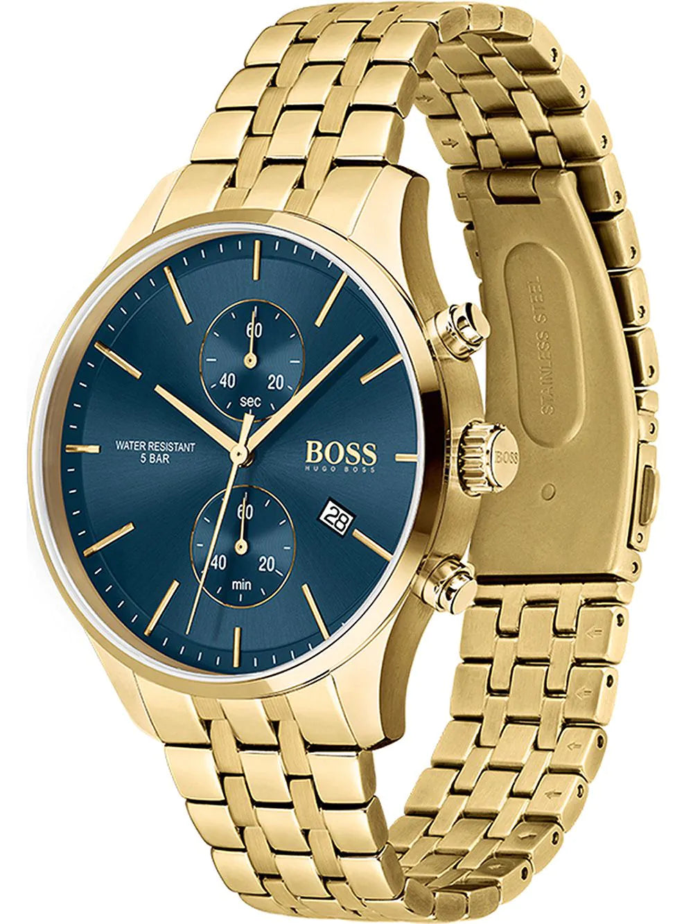 Hugo Boss 1513841 Associate Chronograph Mens Watch 42mm 5ATM