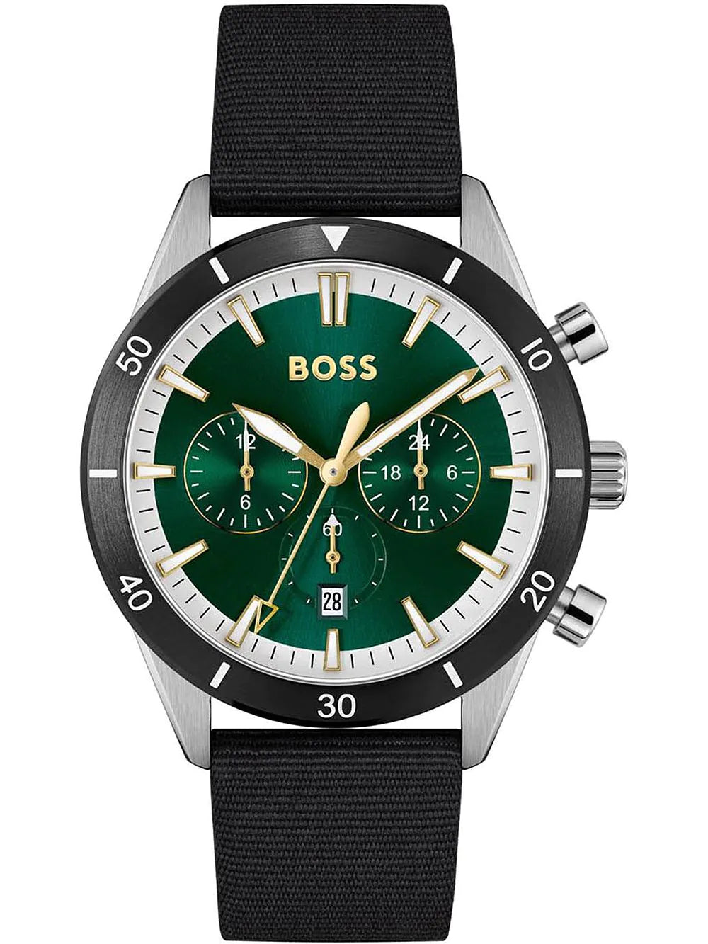 BOSS 1513936 Santiago Chronograph Mens Watch 44mm 5ATM