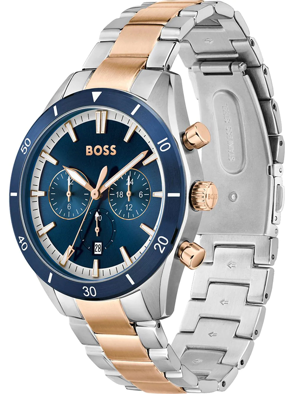 BOSS 1513937 Santiago Chronograph Mens Watch 45mm 5ATM