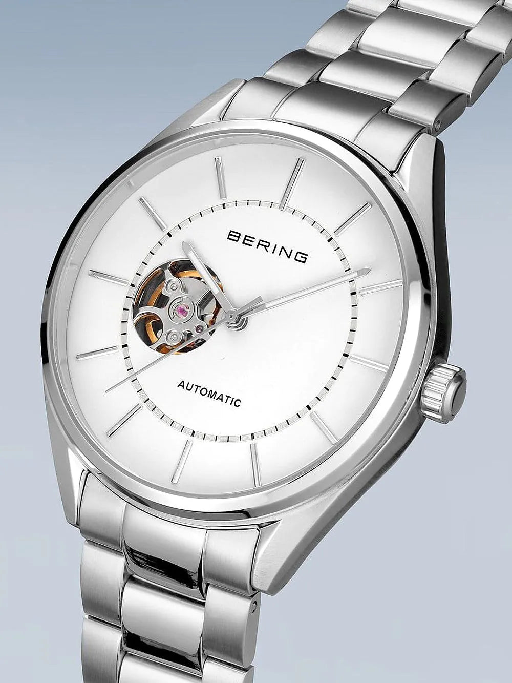 Bering 16743-704 Automatic Mens Watch 43mm 3ATM