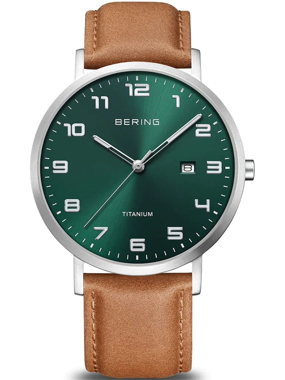 Bering 18640-568 men`s Titanium Mens Watch 40mm 5ATM