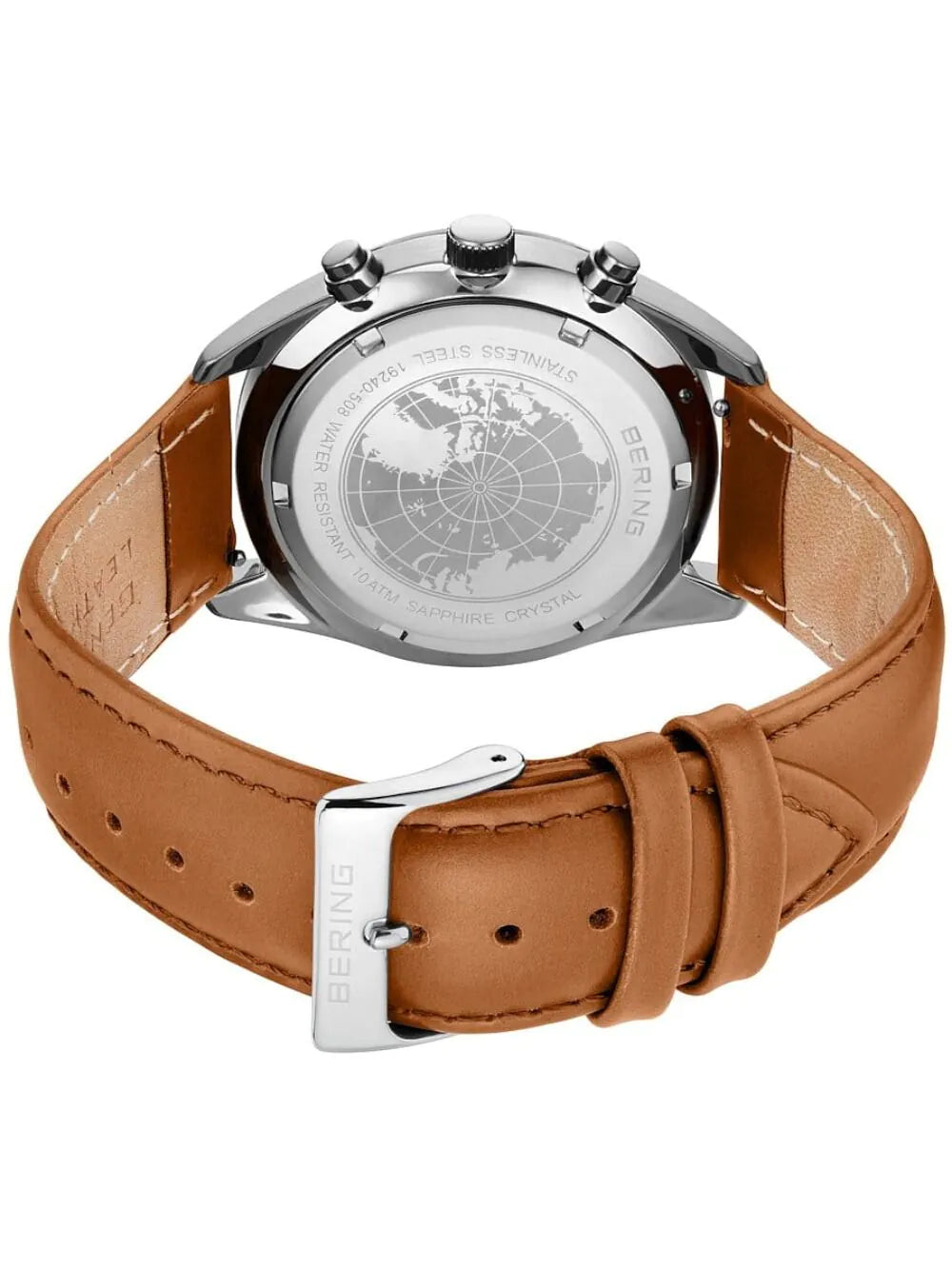 Bering 19240-508 Mens Watch Chronograph 40mm 10ATM