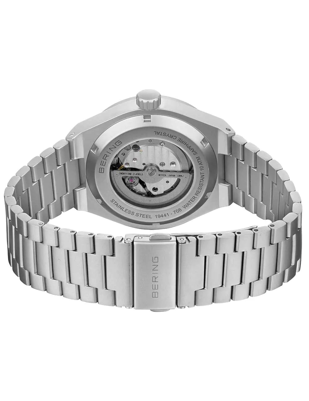 Bering 19441-708 Mens Watch Automatic 41mm 10ATM