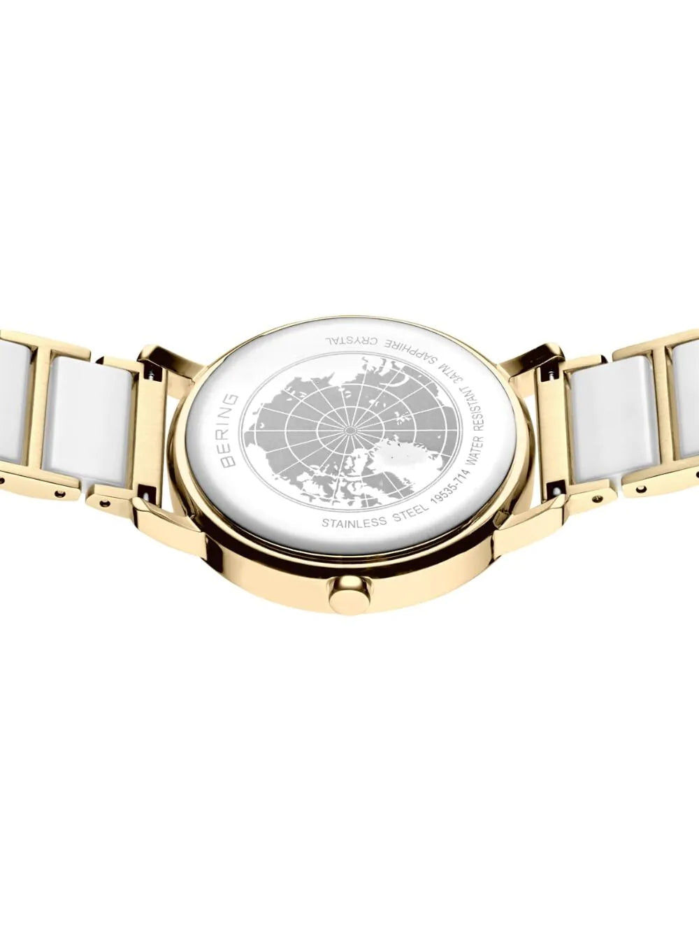 Bering 19535-714 Ladies Watch Solar Ceramic 35mm 3ATM