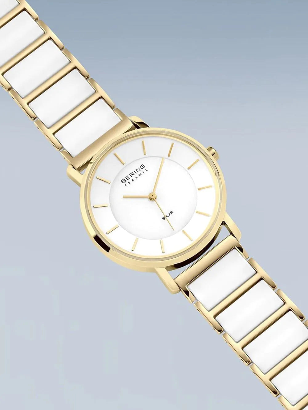 Bering 19535-714 Ladies Watch Solar Ceramic 35mm 3ATM