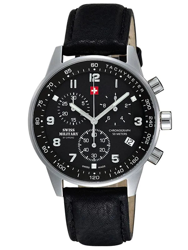 Swiss Military SM34012.05 Chronograph Mens Watch 41mm 5 ATM