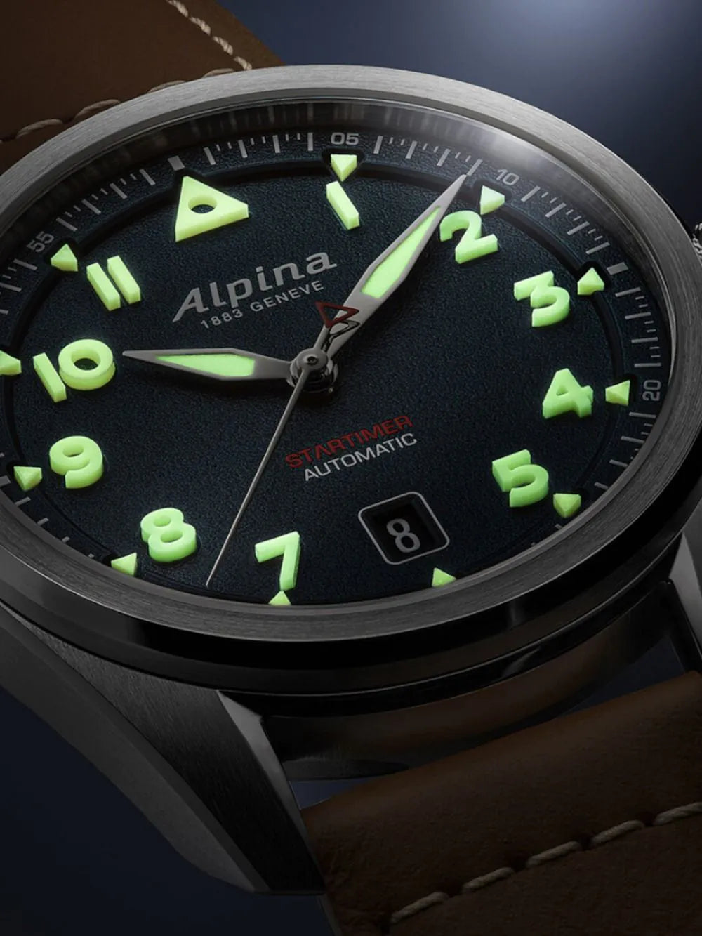Alpina AL-525NW4S36 Mens watch Pilot Automatic 40mm 10ATM
