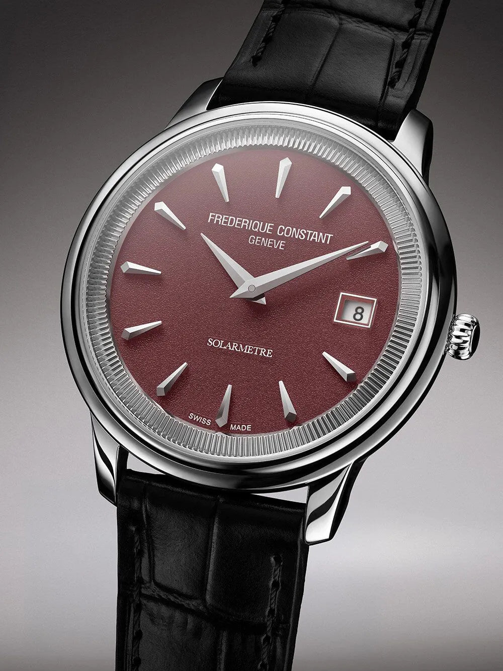 Frederique Constant FC-120BRG3S6 Mens watch Classics Moneta Solar 39mm 5ATM