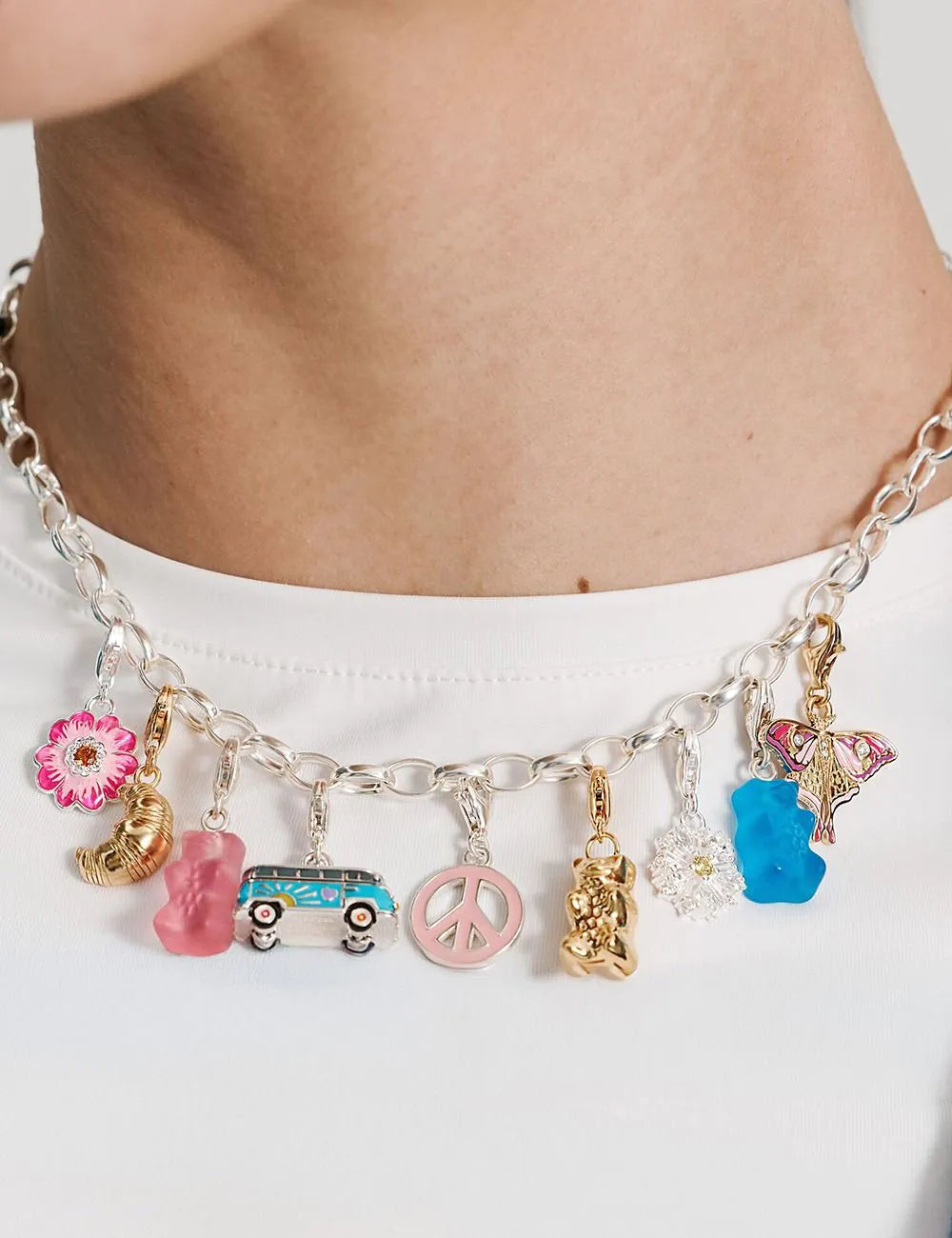 Thomas Sabo 2221-413-39 Charm-Pendant HARIBO Gold Bear Gold-Plated Ladies