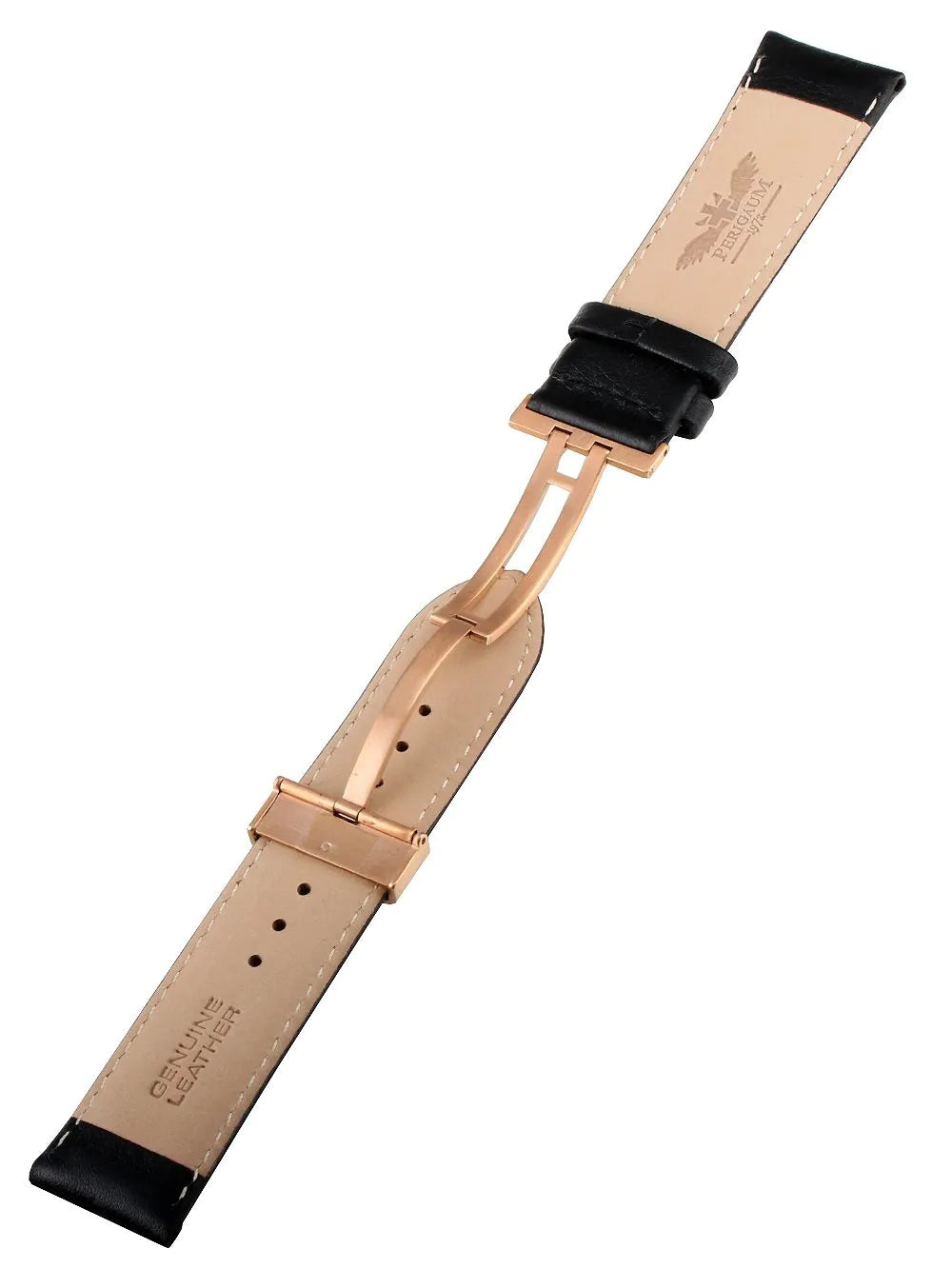 Universal Replacement Strap [24 mm] black + rosé Ref. 23835