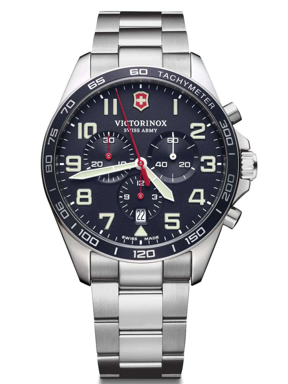 Victorinox 241857 Fieldforce Chronograph Mens Watch 42mm 10ATM