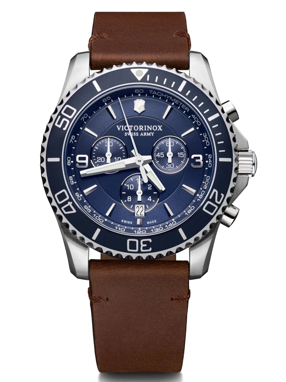 Victorinox 241865 Maverick Chronograph Mens Watch 43mm 10ATM