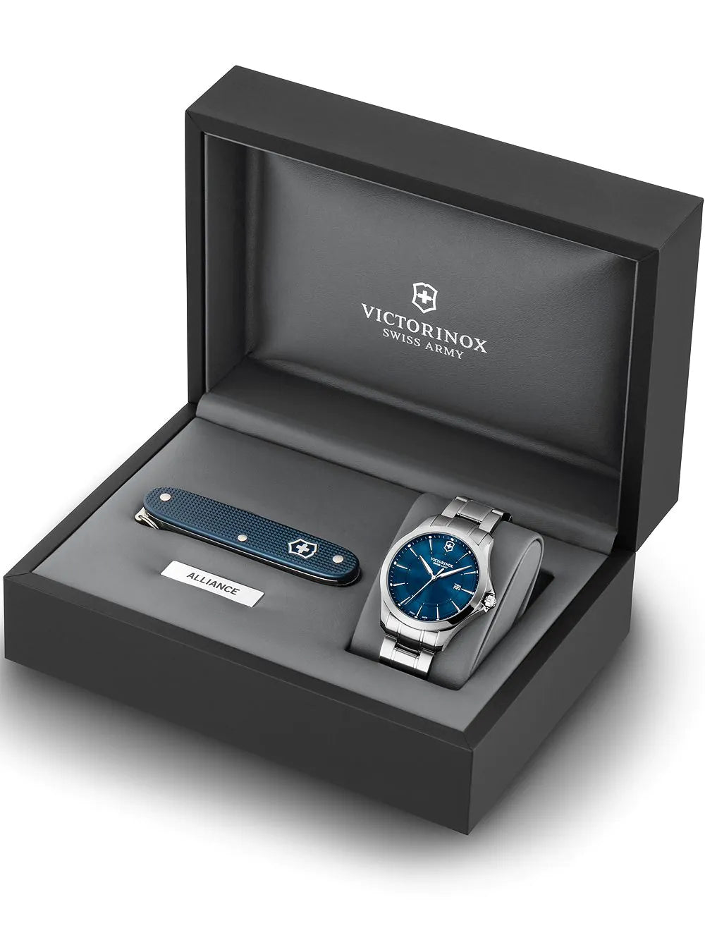 Victorinox 241910.1 Alliance set with knife Mens Watch 40mm 10ATM