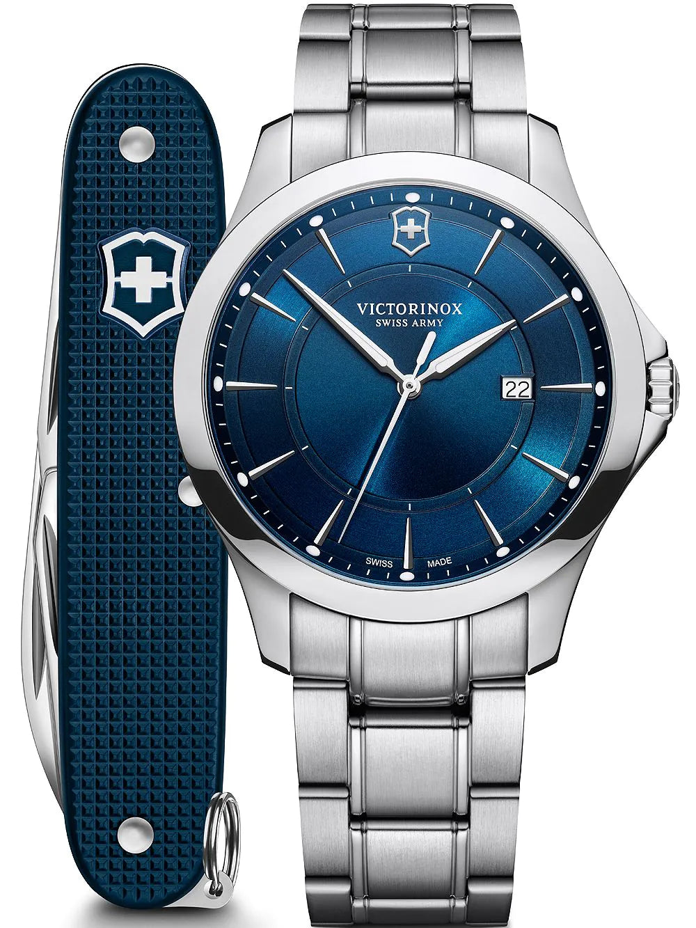 Victorinox 241910.1 Alliance set with knife Mens Watch 40mm 10ATM