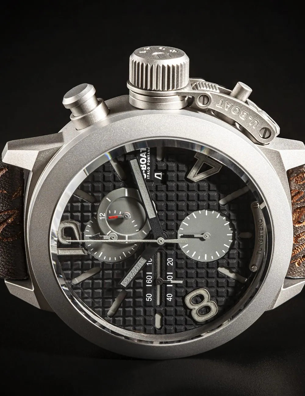 U-Boat 3005 Mens Watch Classico Automatic Chrono Titanium Limited 45mm 10ATM