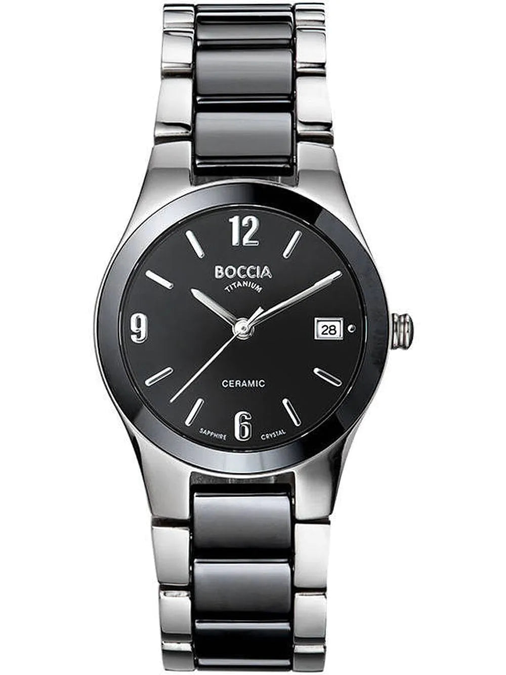 Boccia 3189-02 Ladies Watch ceramic titanium 32mm 5ATM