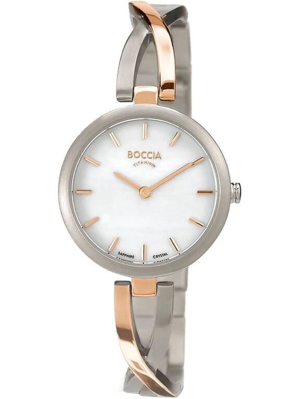 Boccia 3239-02 ladies watch titanium 28mm 5ATM