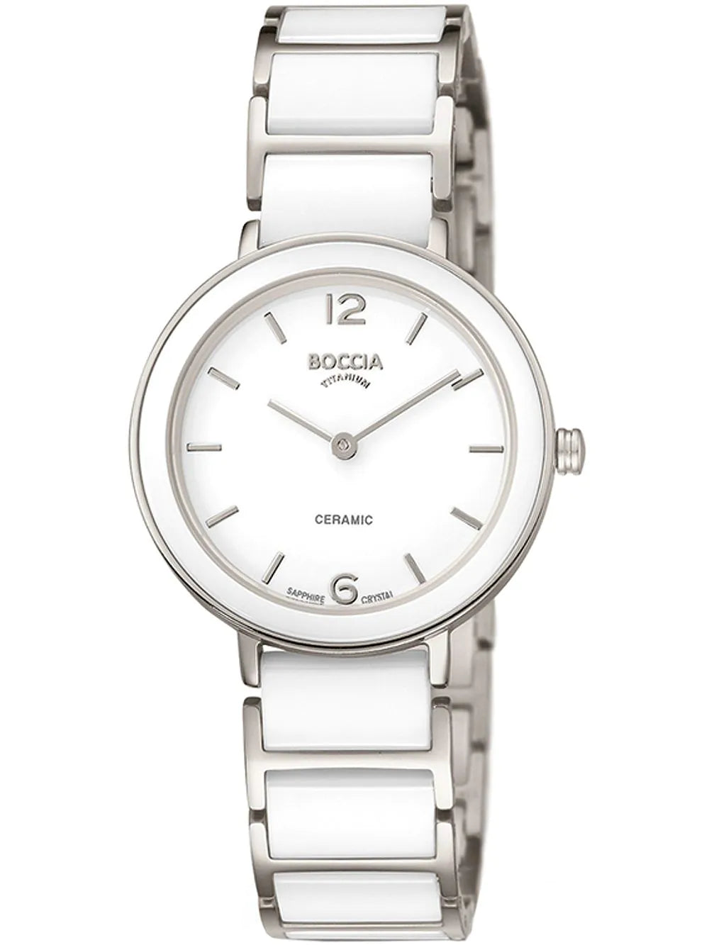 Boccia 3311-01 Ladies Watch ceramic titanium 32mm 5ATM