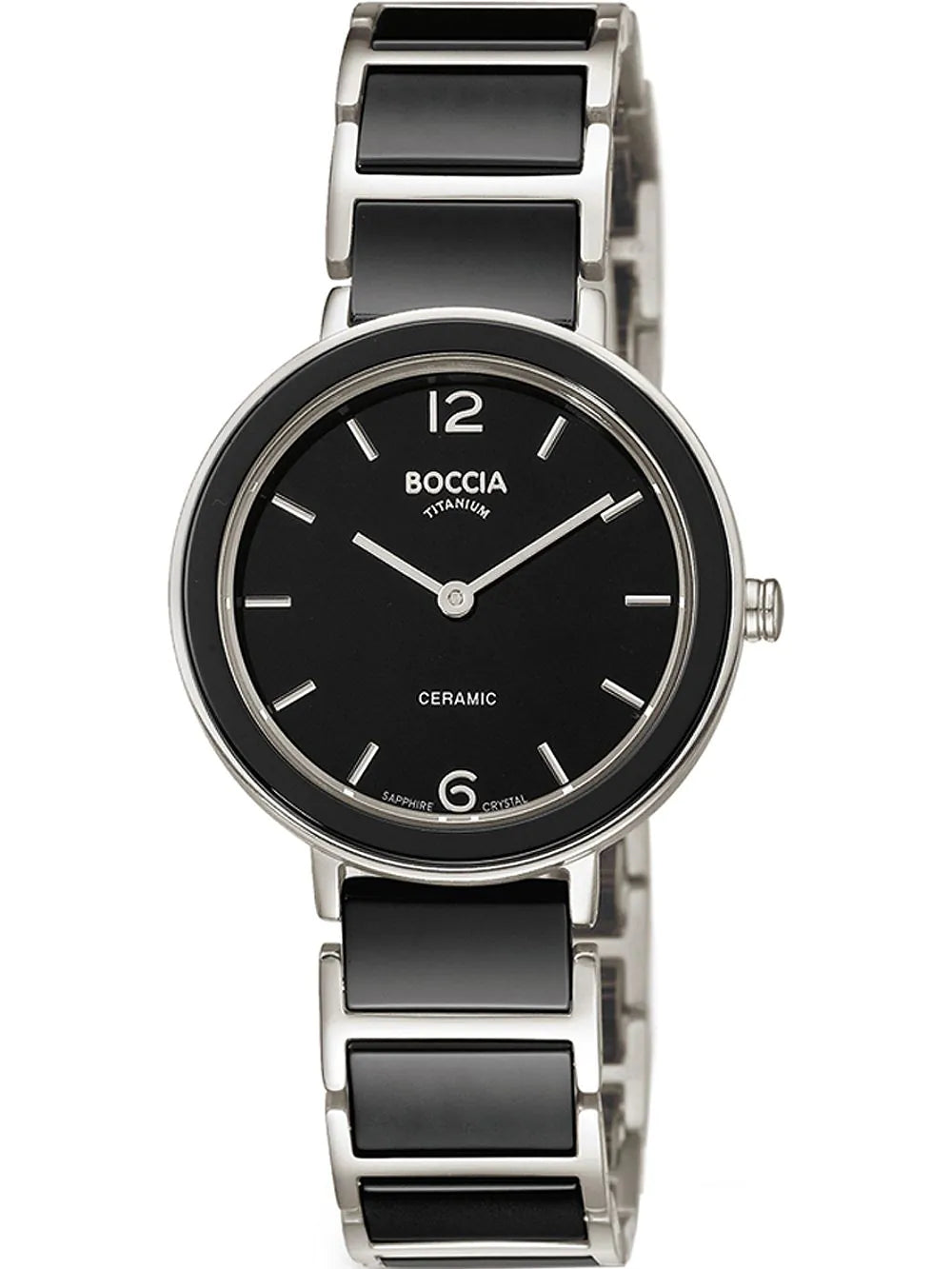 Boccia 3311-02 Ladies Watch ceramic titanium 32mm 5ATM