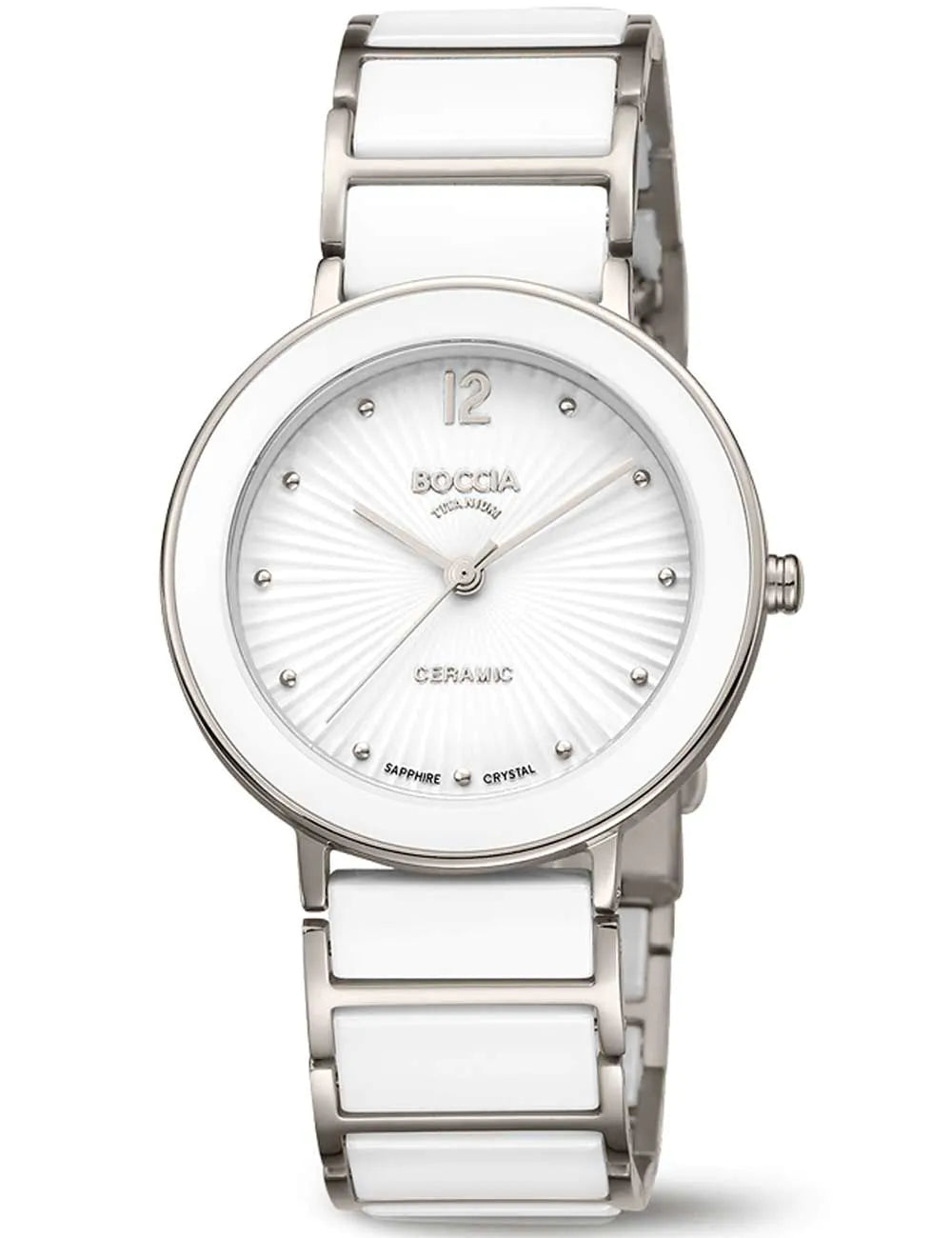 Boccia 3331-04 Ladies Watch Titanium Ceramic Sapphire crystal 34mm 5ATM
