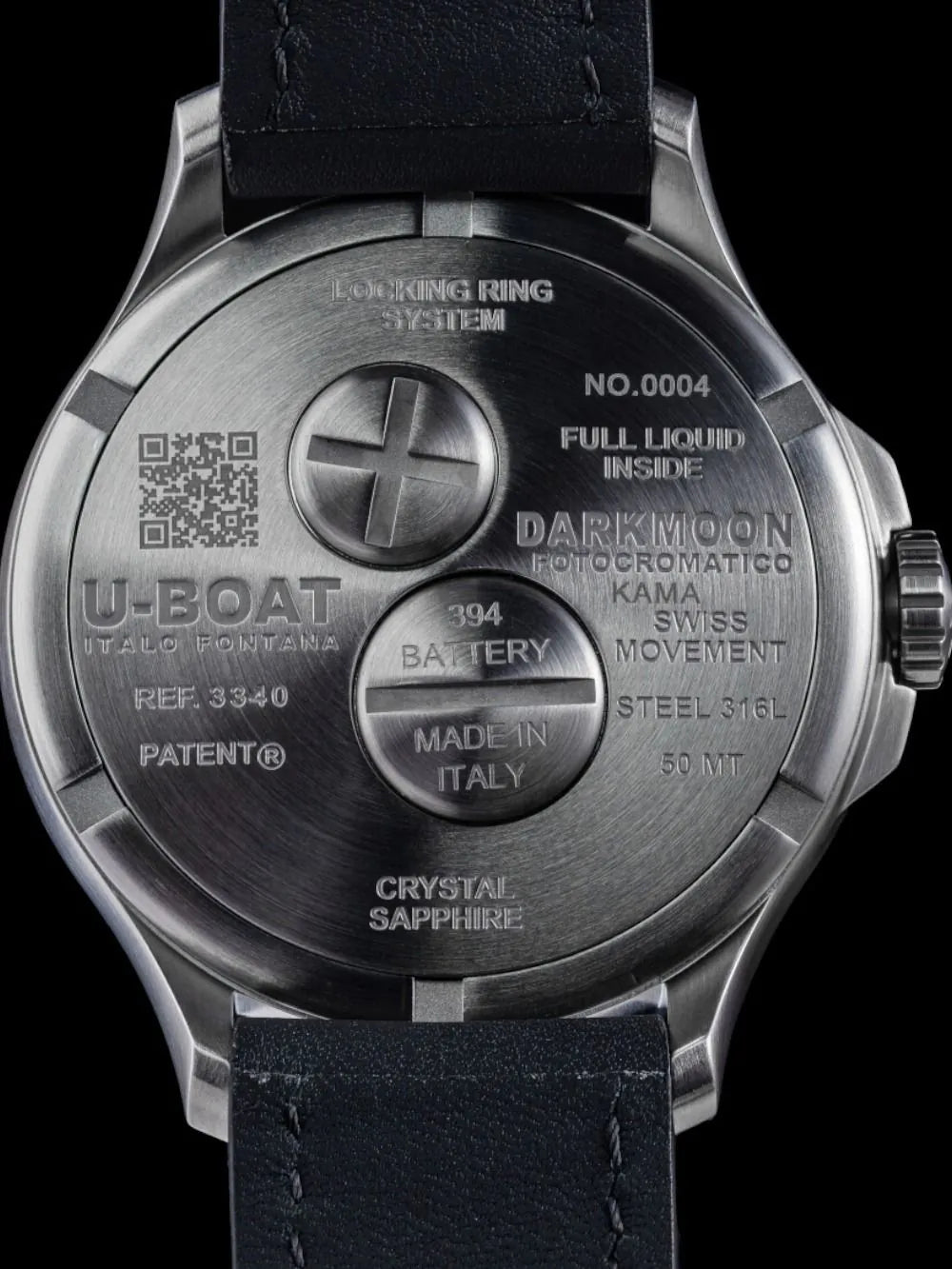 U-Boat 3340 Men's watch Darkmoon Kama 47mm 5ATM