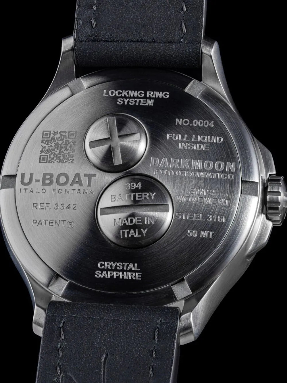 U-Boat 3342 Men's watch Darkmoon Kama 47mm 5ATM