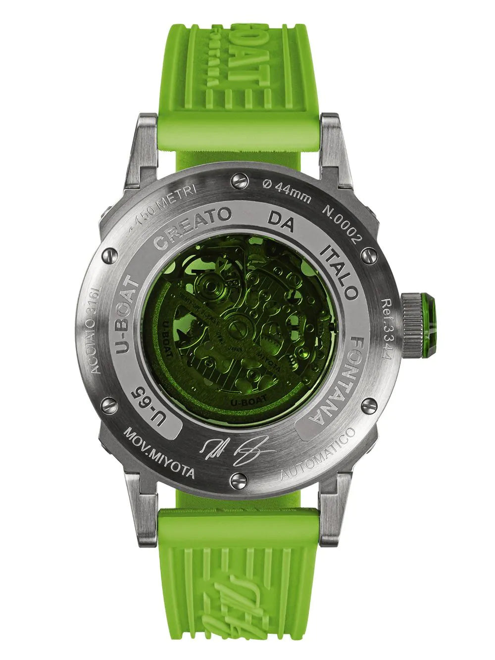 U-Boat 3344 Mens Watch U-65 Automatic 44mm 5ATM