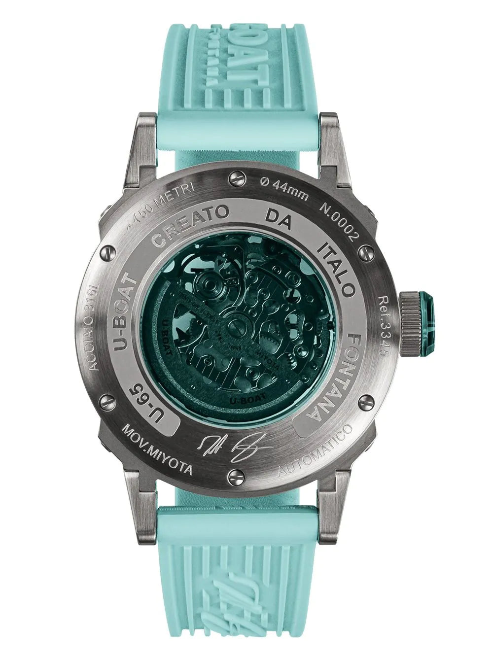U-Boat 3345 Mens Watch U-65 Automatic 44mm 5ATM