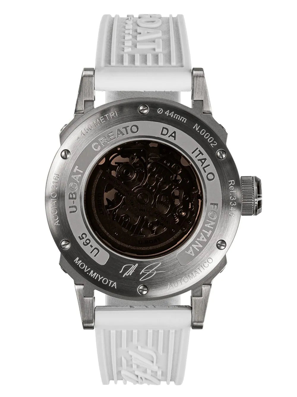 U-Boat 3346 Mens Watch U-65 Automatic 44mm 5ATM
