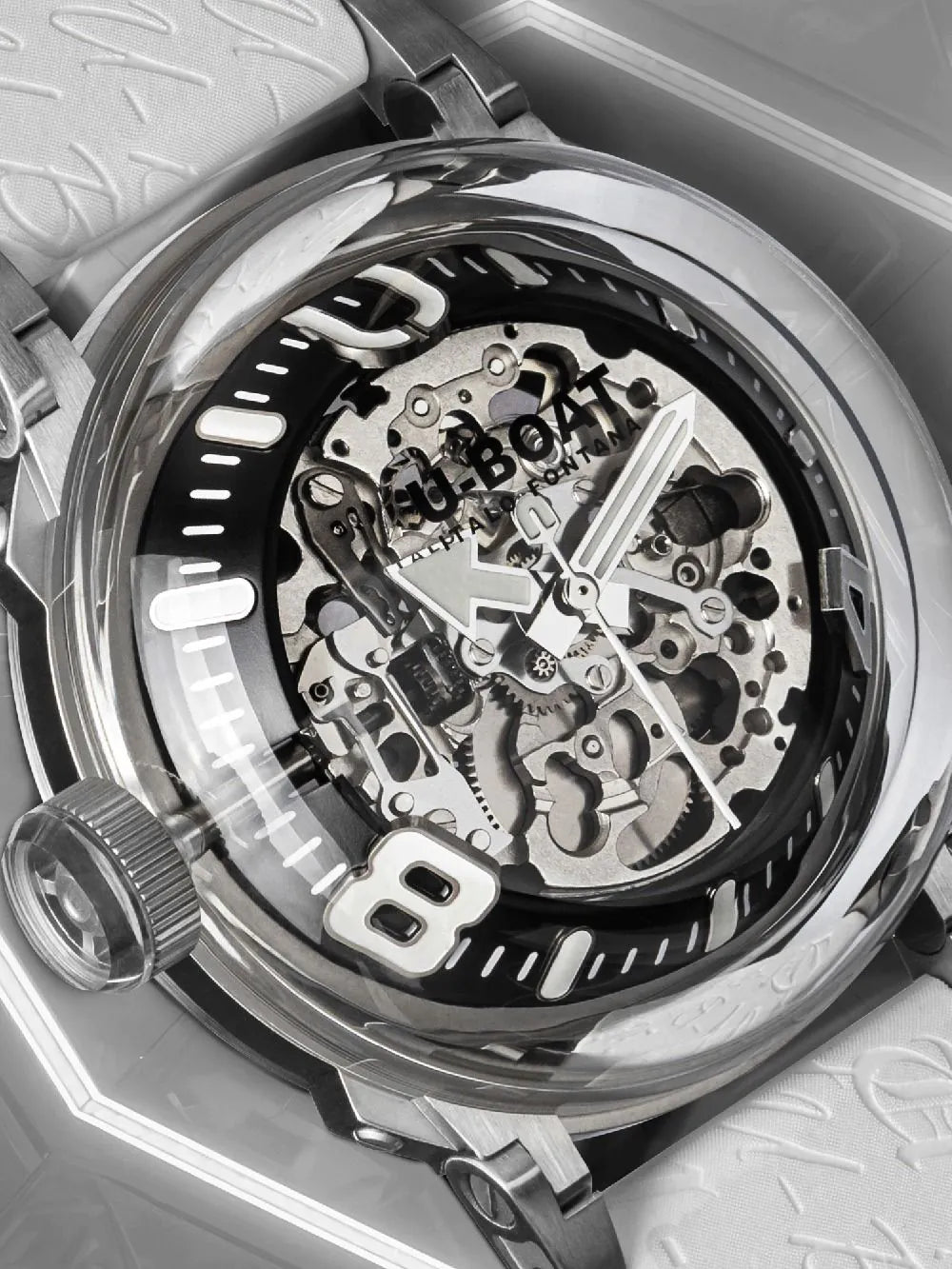 U-Boat 3346 Mens Watch U-65 Automatic 44mm 5ATM