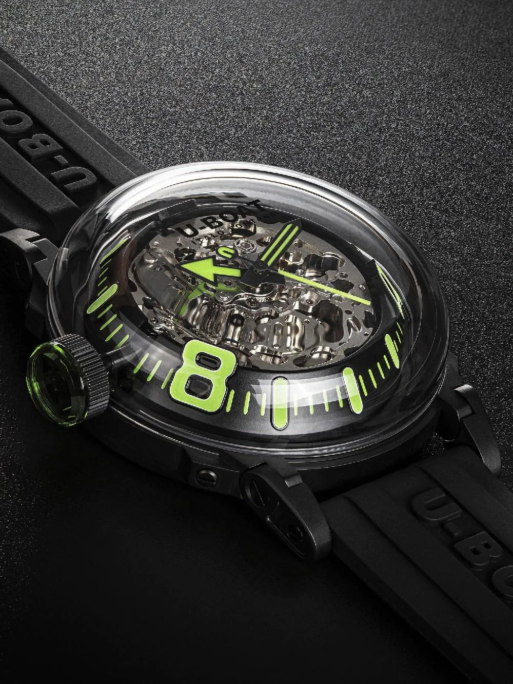 U-Boat 3347 Mens Watch U-65 PVD Automatic 44mm 5ATM