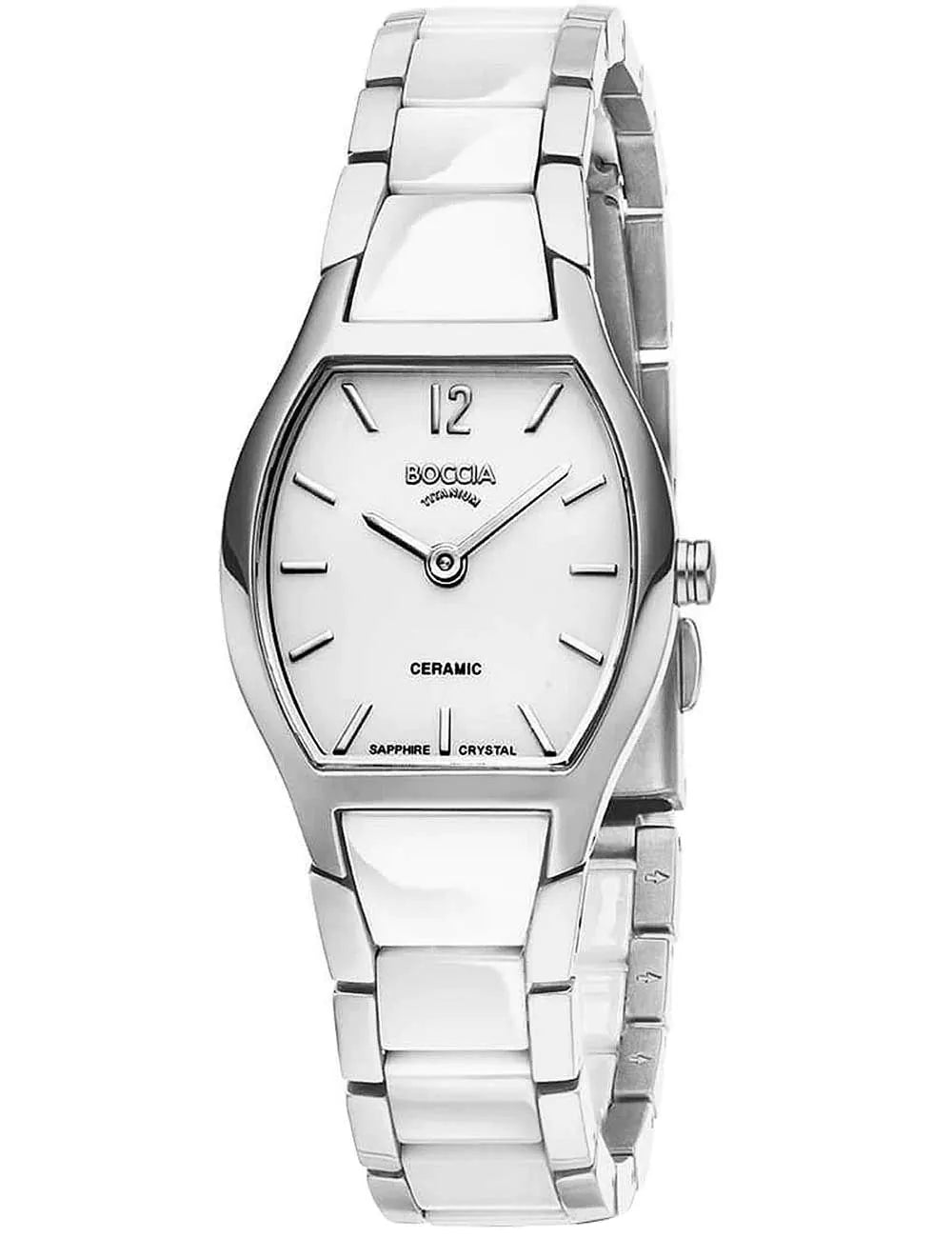 Boccia 3361-01 Ladies Watch Titanium Keramik Sapphire crystal 23mm 5ATM