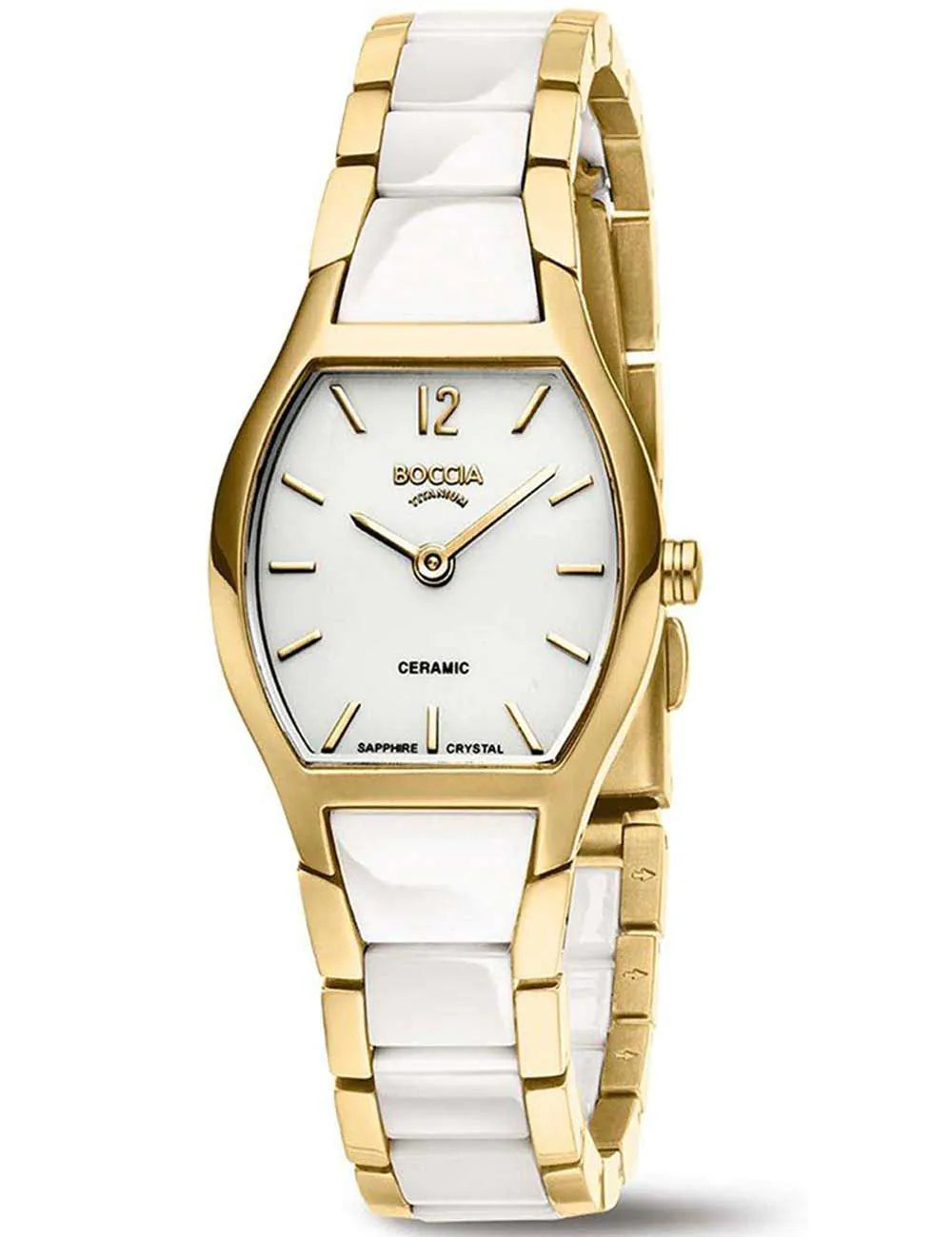 Boccia 3361-03 Ladies Watch Titanium Ceramic Sapphire crystal 23mm 5ATM