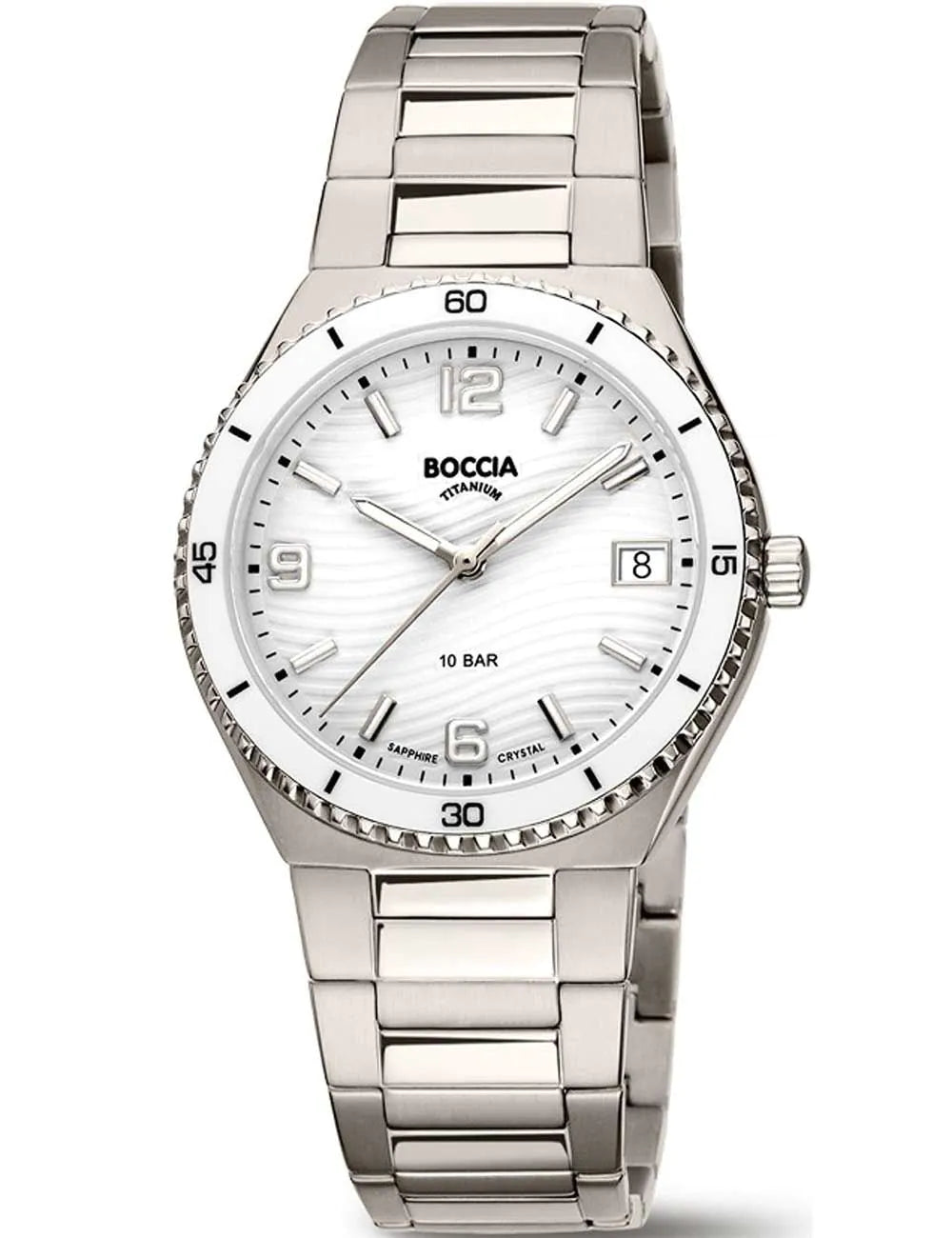Boccia 3367-01 Ladies Watch Titanium Sapphire crystal 35mm 10ATM
