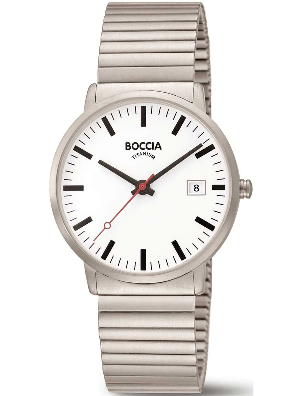 Boccia 3622-04 Mens Watch Titanium Drawstring Watch 38mm 5ATM