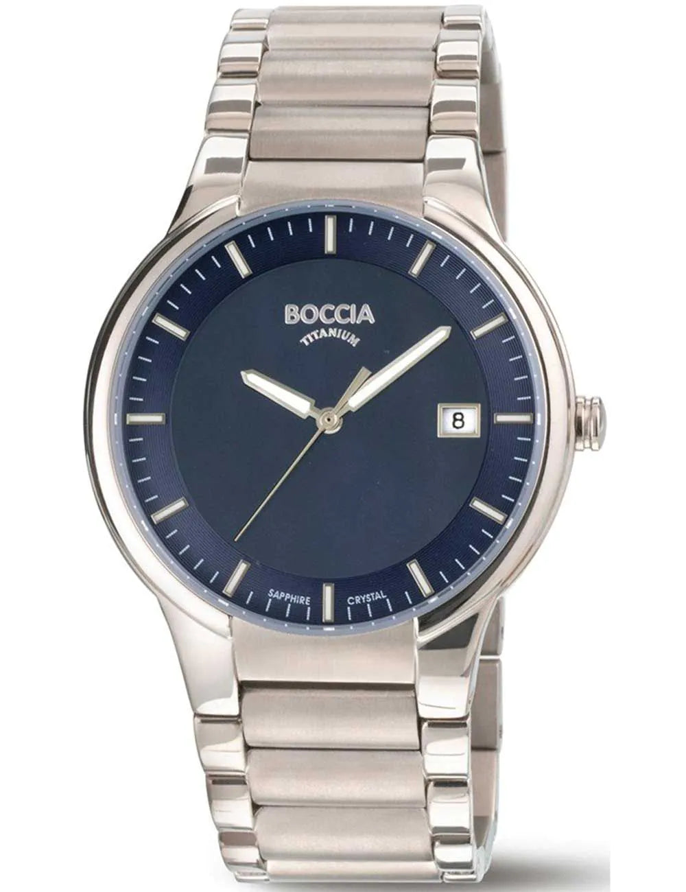 Boccia 3629-03 Mens Watch Titanium Sapphire crystal 39mm 5ATM