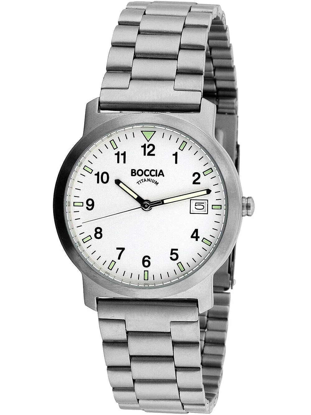 Boccia 3630-02 men`s watch titanium Mens Watch 37mm 5ATM