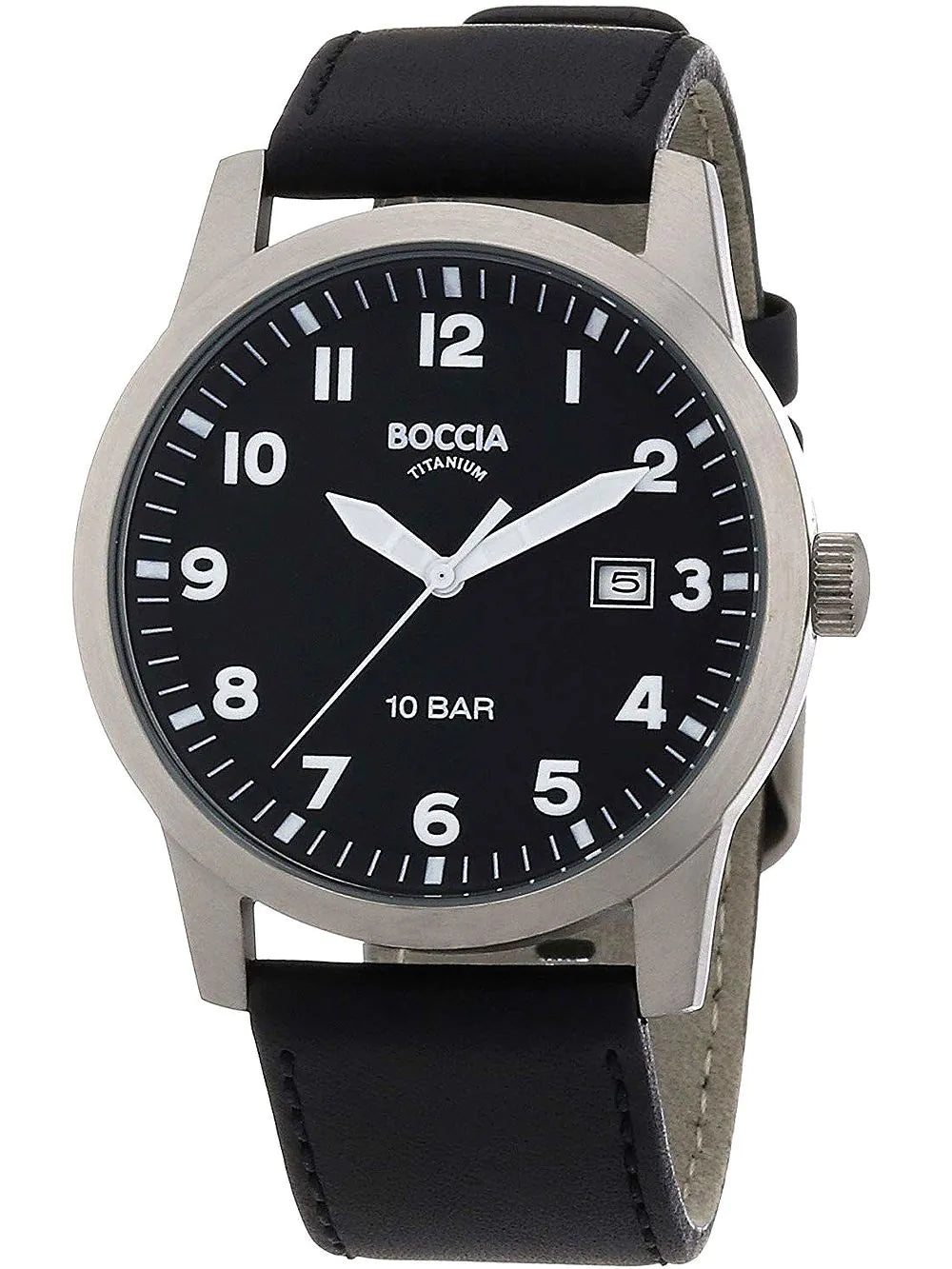 Boccia 3631-01 men`s watch titanium Mens Watch 38mm 10ATM