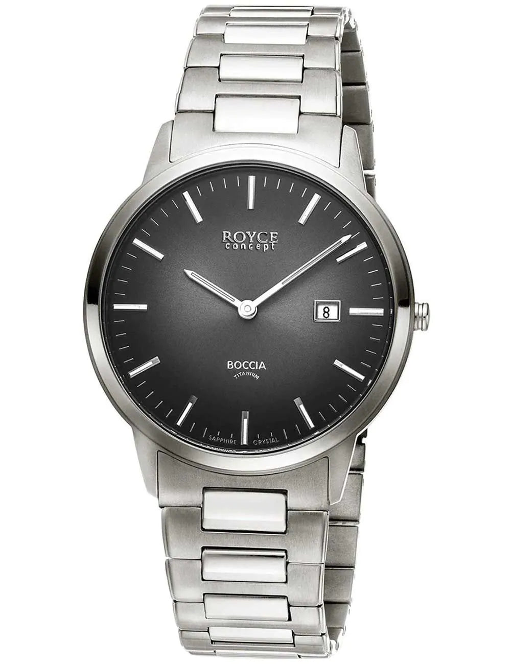 Boccia 3658-04 Mens Watch Titanium Sapphire crystal 39mm 5ATM