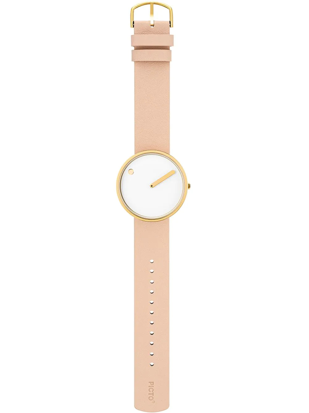 PICTO 43321-6320G Ladies Watch White and Gold 40mm 5ATM