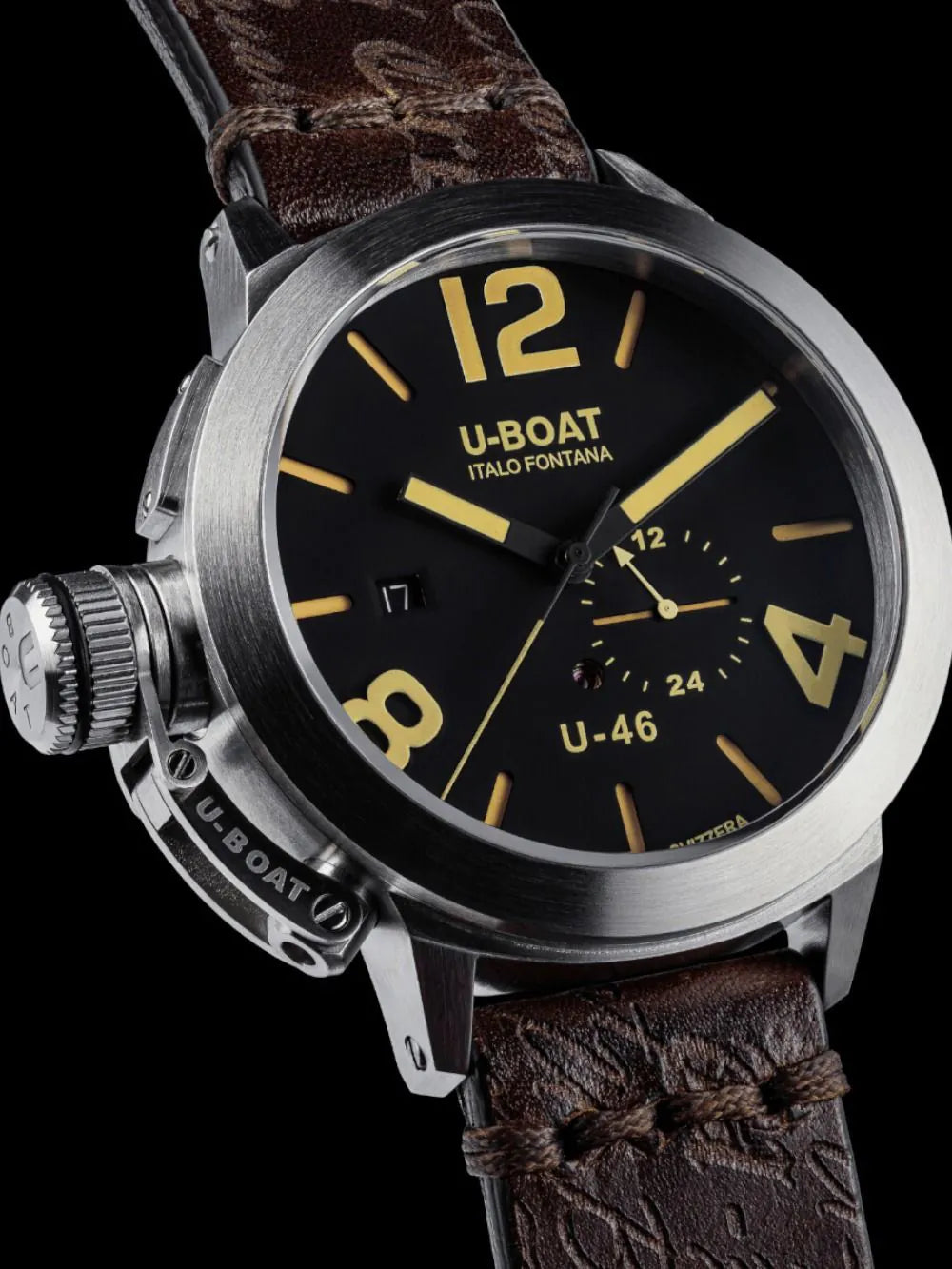 U-Boat 4646 Mens Watch Classico U-46 Automatic 46mm 10ATM