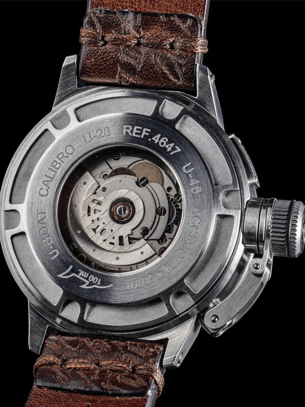 U-Boat 4647 Mens Watch Classico U-46 Automatic 46mm 10ATM