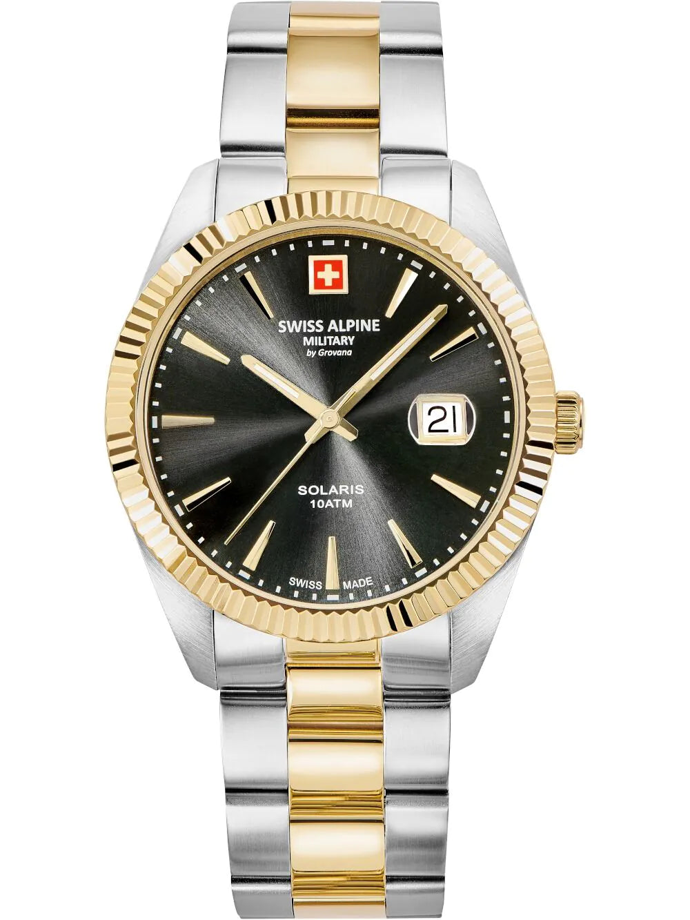 Swiss Alpine Military 7016.1147 Mens watch Solaris 42mm 10ATM