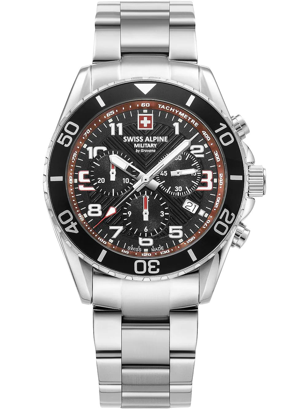 Swiss Alpine Military 7029.9136 Raptor Chronograph Mens Watch 42mm
