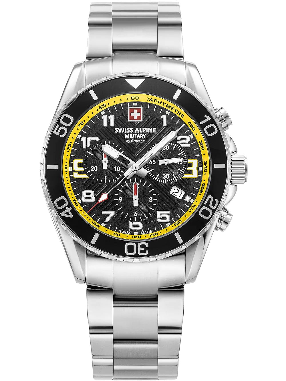 Swiss Alpine Military 7029.9138 Raptor Chronograph Mens Watch 42mm