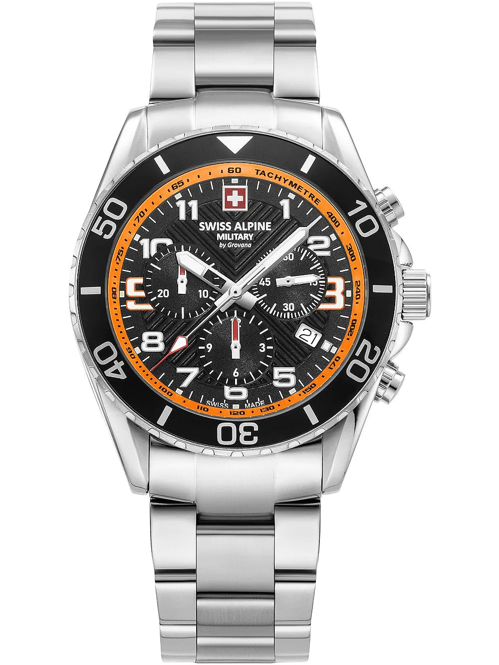 Swiss Alpine Military 7029.9139 Raptor Chronograph Mens Watch 42mm