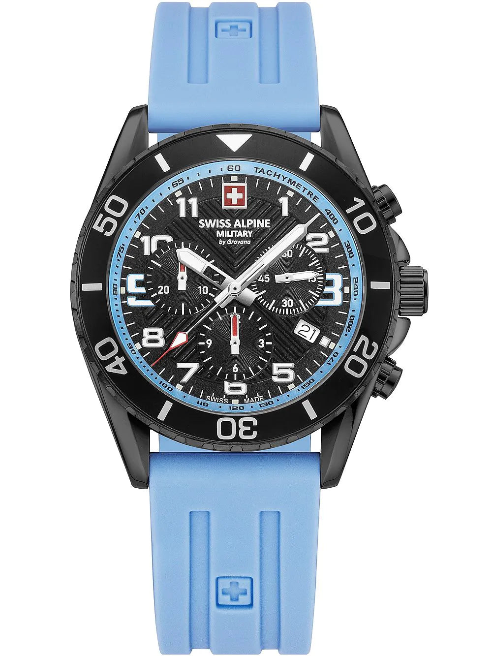Swiss Alpine Military 7029.9871 Raptor Chronograph Mens Watch 42mm